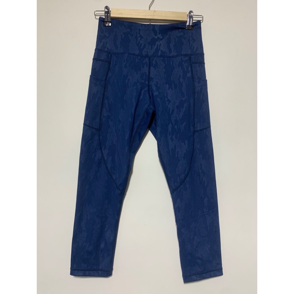 Zyia Active Womens Size 4 Blue Leggings